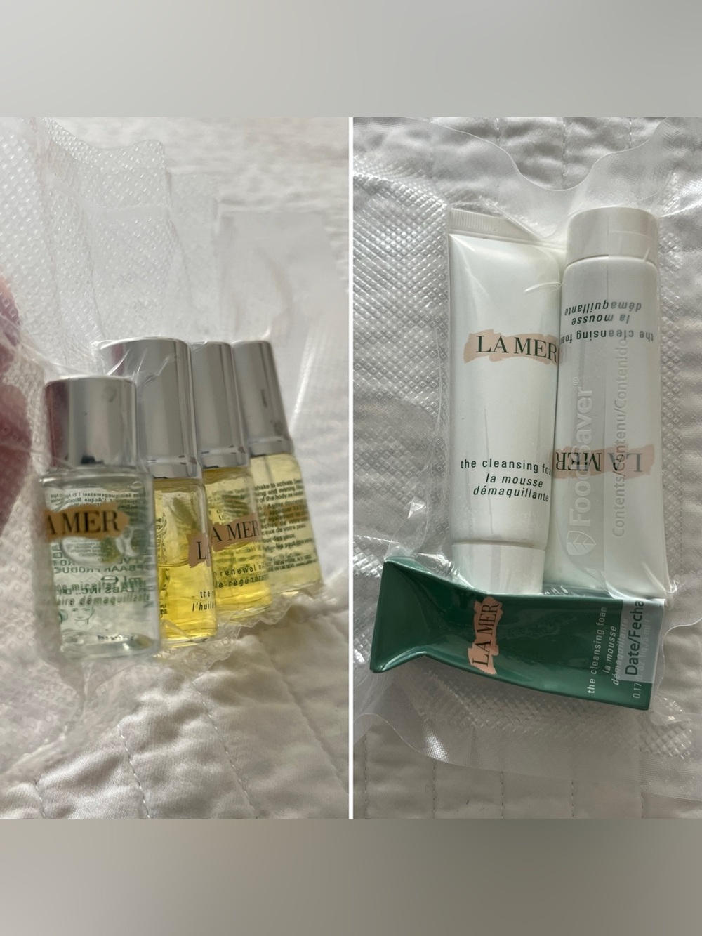 La Mer Skincare Cleansing Foam Micellar Water Renewel Oil Travel Sizes SEALED :)